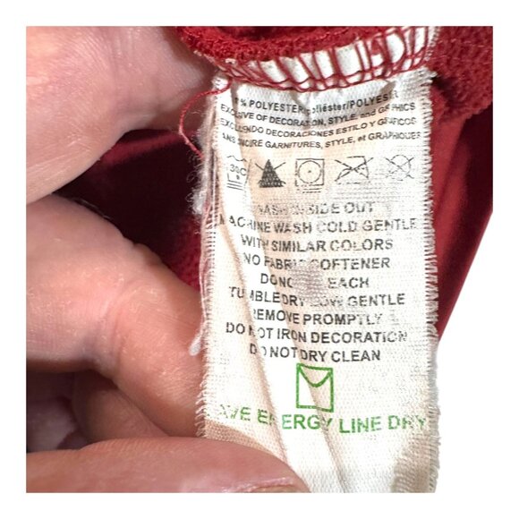 Arizona Cardinals Full Zip Logo Sweatshirt  NFL Team Apparel Hoodie XL Red READ - Picture 7 of 9